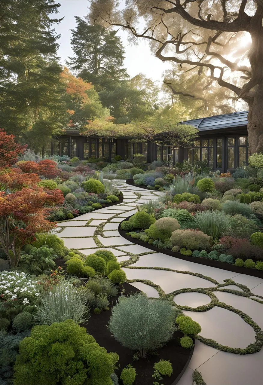 Four-Season Entry Garden