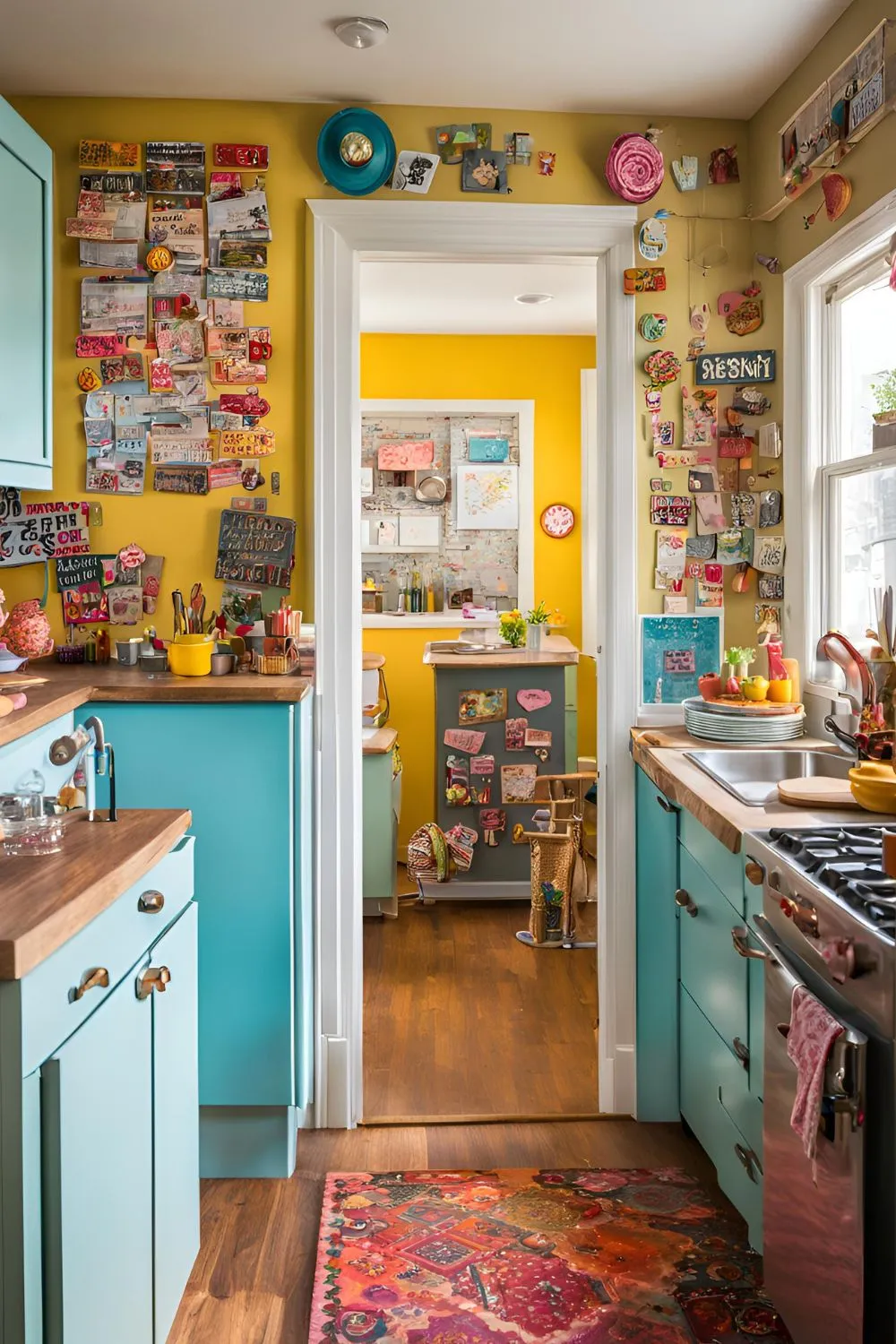 Fun Fridge Magnets and Message Boards for Kitschy Kitchen
