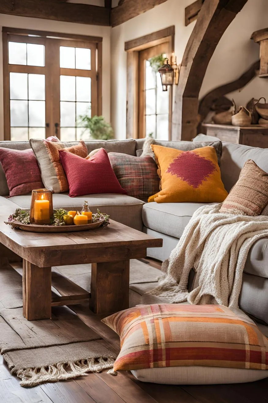 Go Big on Throw Pillows for Farmhouse Decor