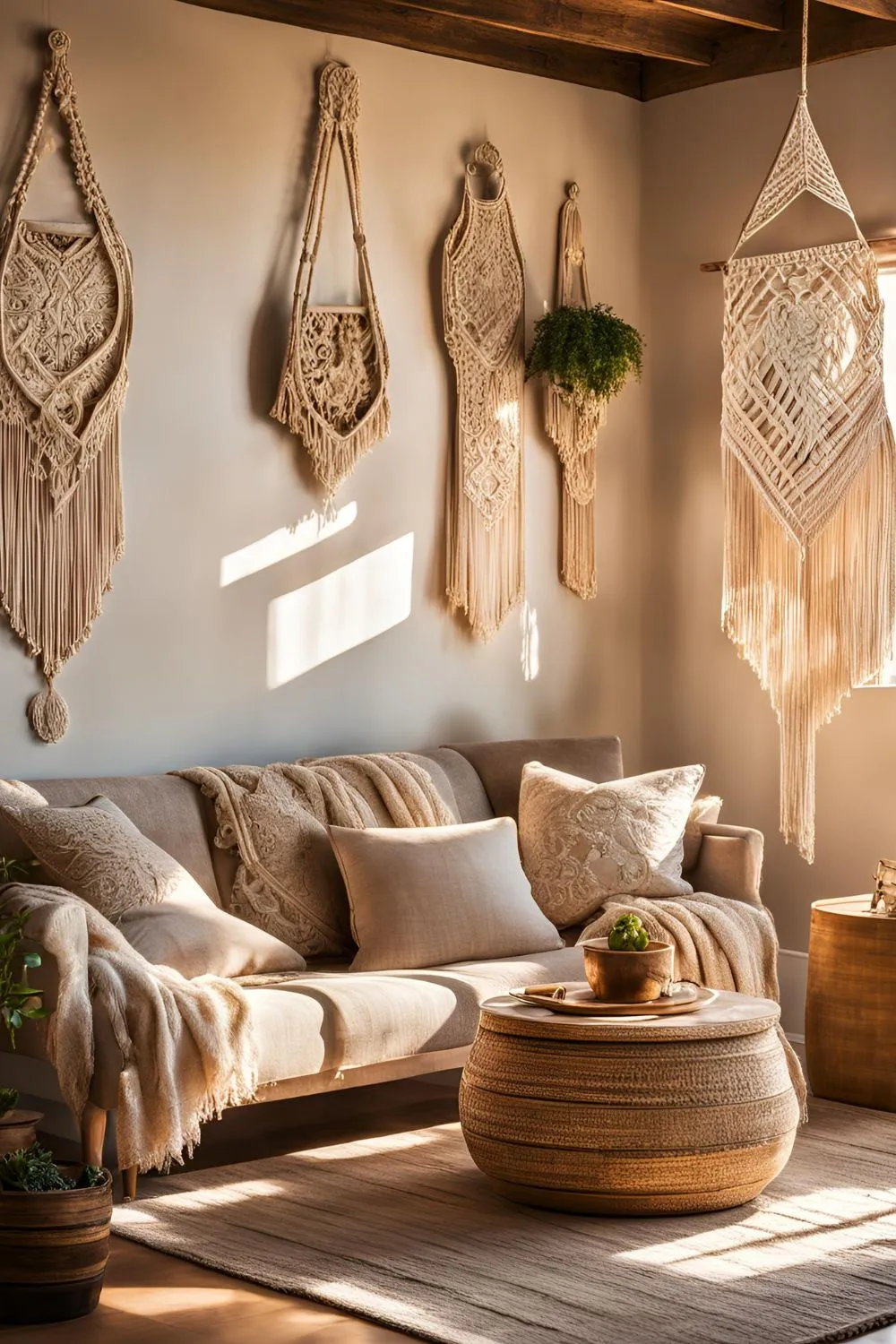 Incorporate Macrame Hangings
