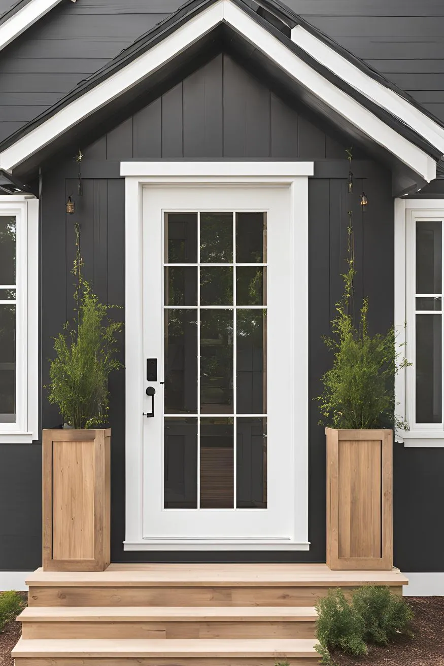 Install Shiplap Details For Modern Farmhouse Exterior Designs