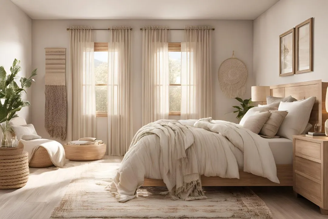 Layer with Textures for Boho Farmhouse Bedroom