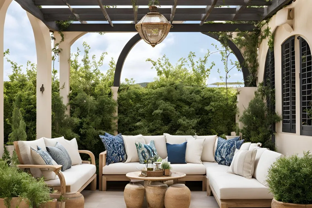 Mediterranean-Inspired Pergola Haven