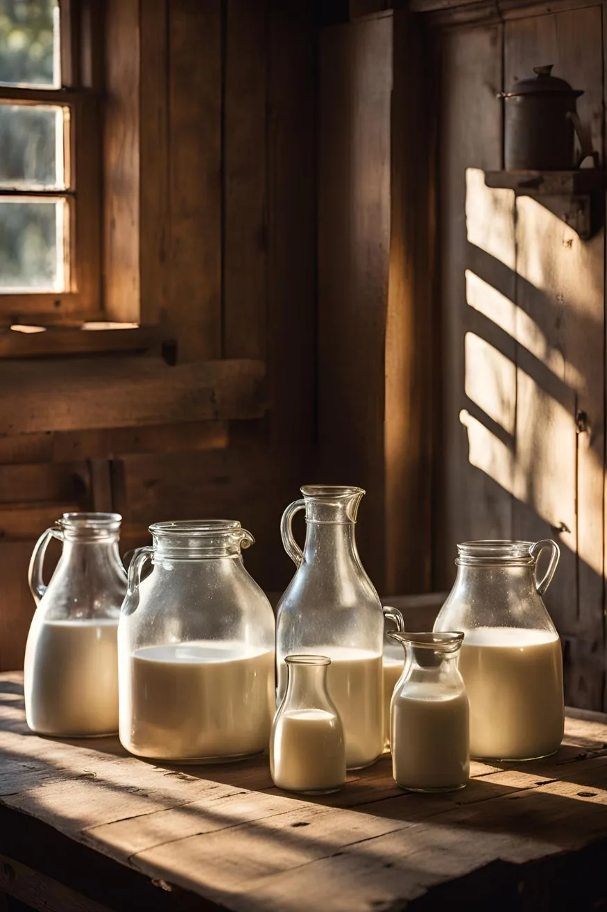 Milk Jugs and Bottles