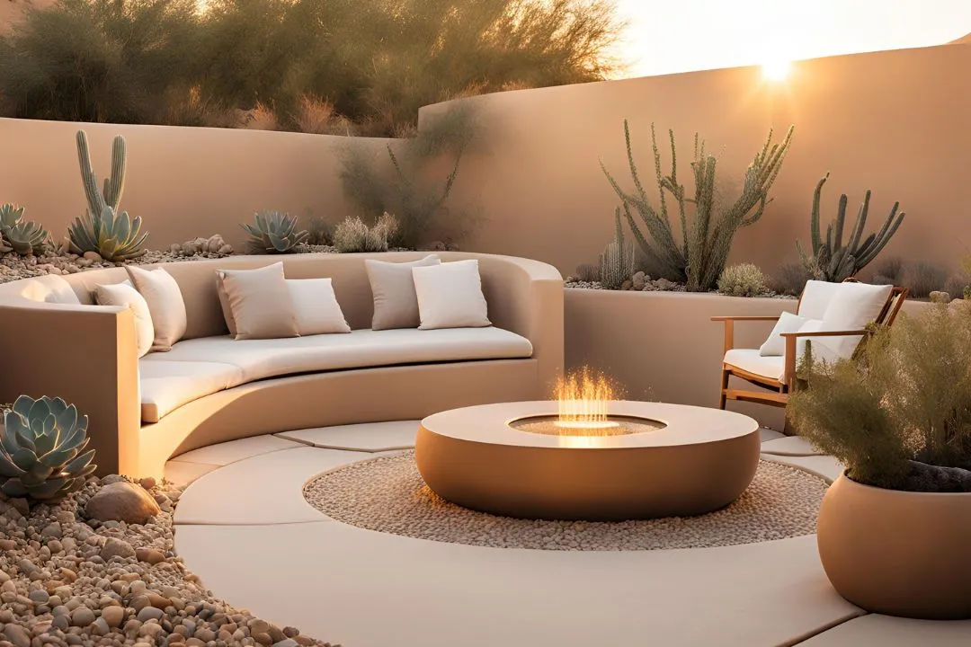 Minimalist Desert Oasis