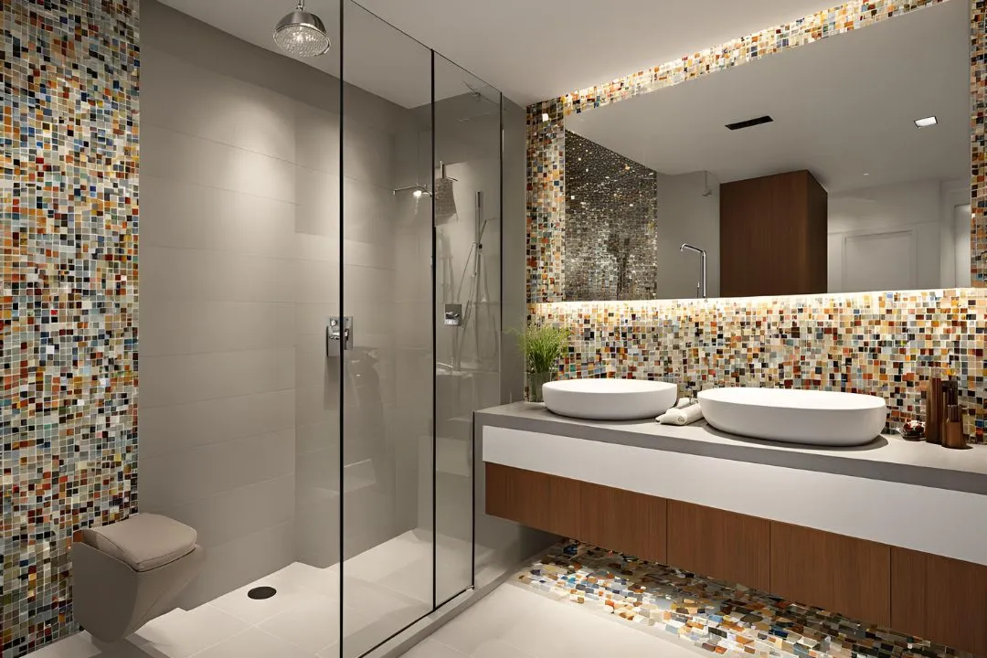 Mosaic Tile Accent Wall