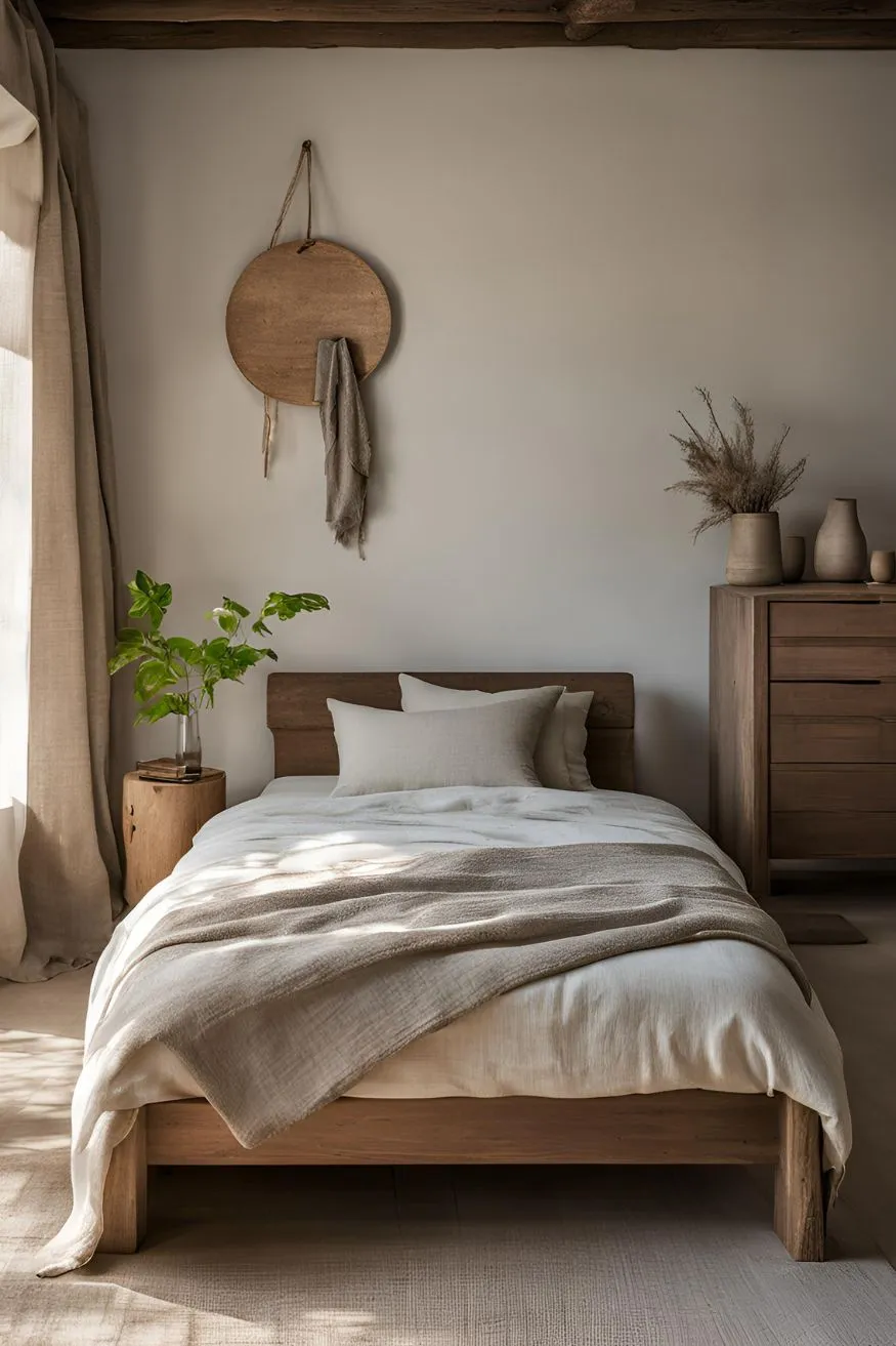 Natural Lighting in Wabi Sabi Bedroom Design