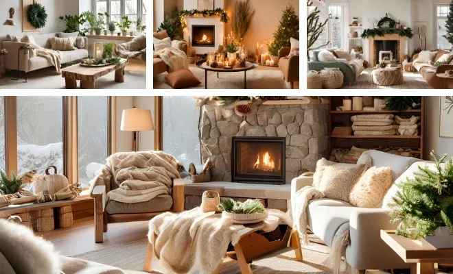 20 Nature-Inspired Living Room Ideas for this Winter