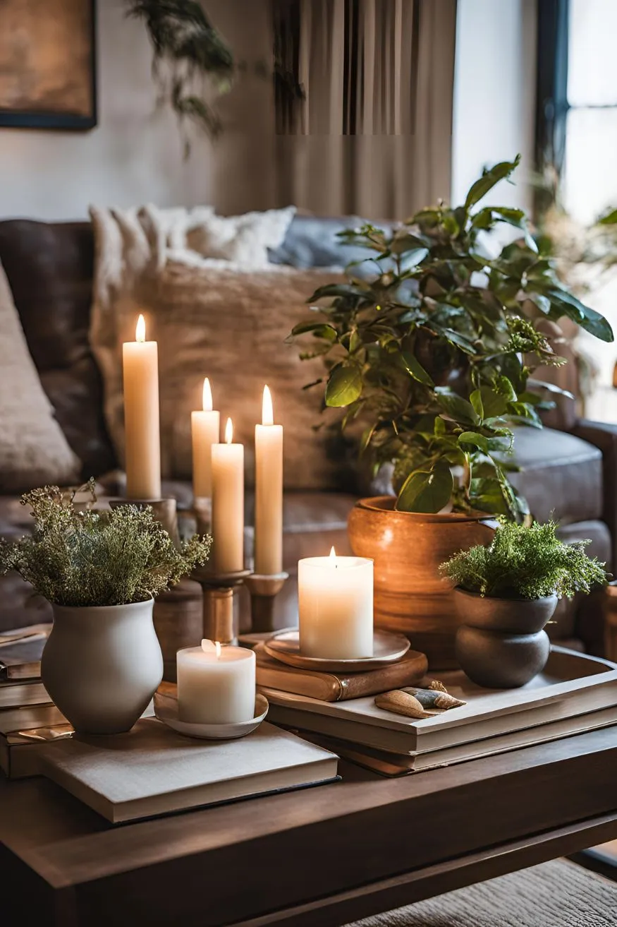 Play with Heights Using Objects for Creative Coffee Table Decor Ideas