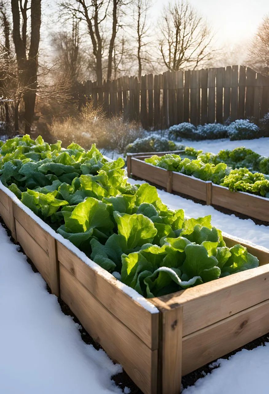 Raised Bed Winter Garden