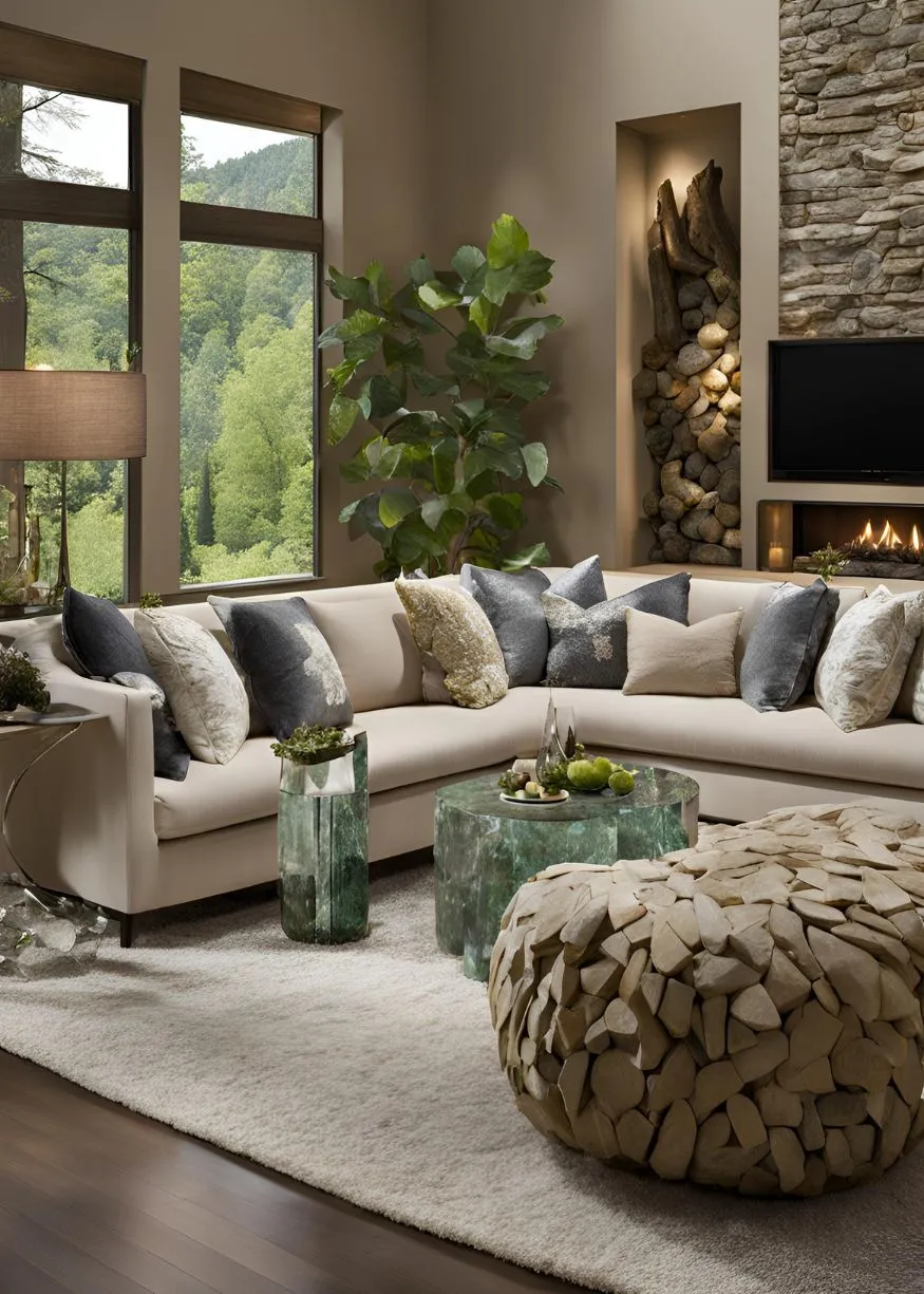 Stone and Crystal Accents