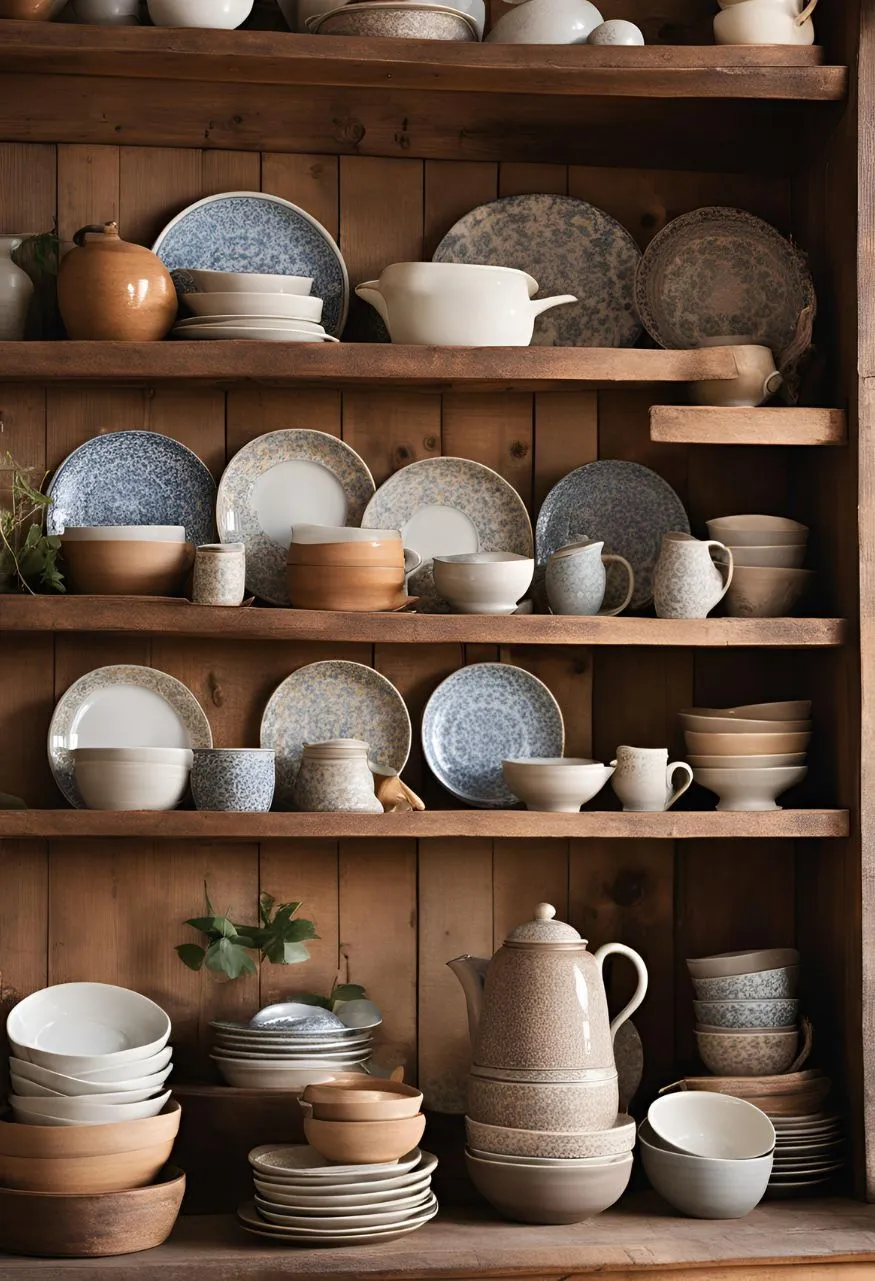 Style with Ironstone or Ceramic Dishes