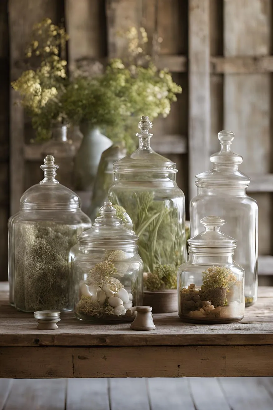 Vintage Apothecary Jars