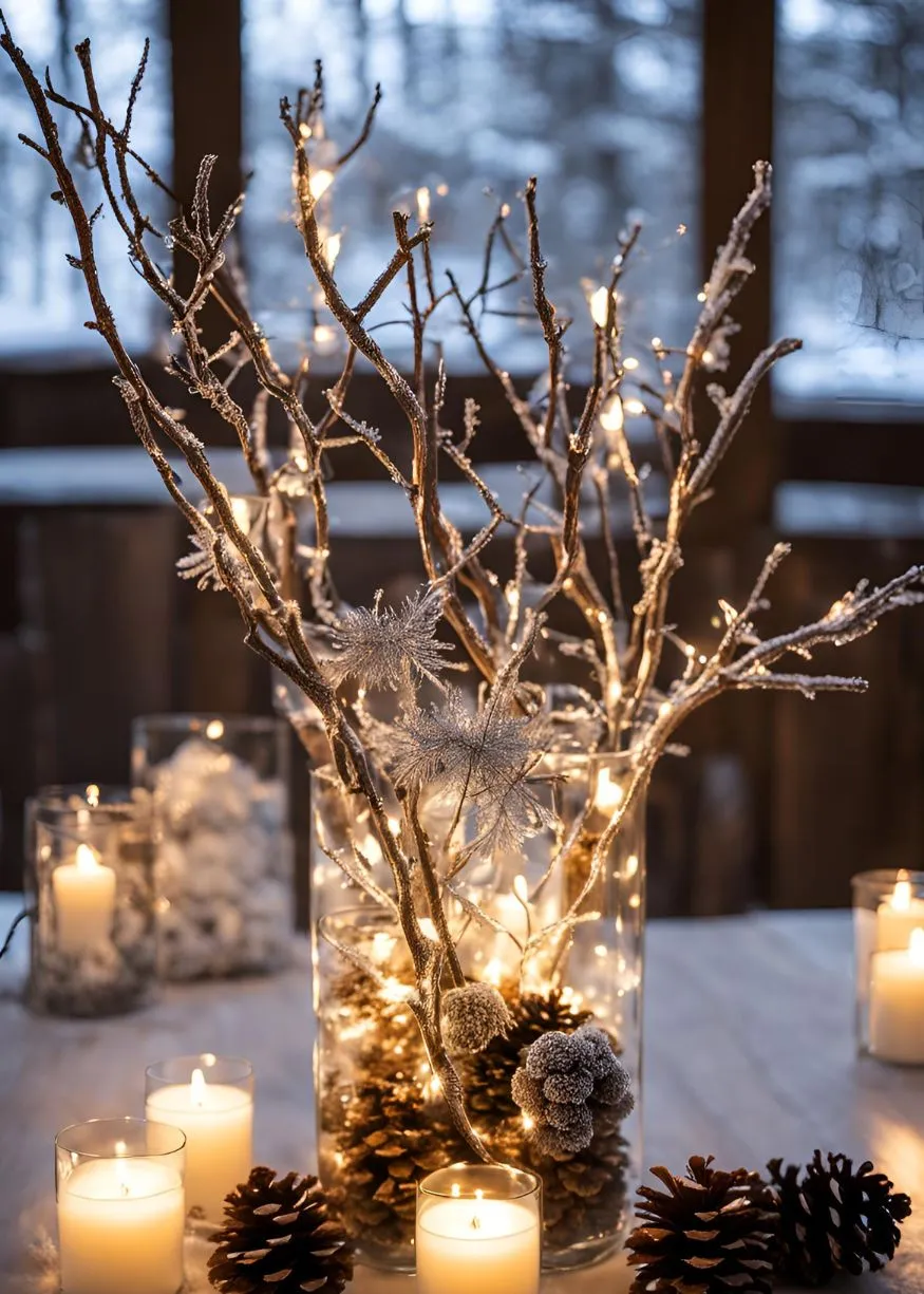 Winter Branch Centerpiece