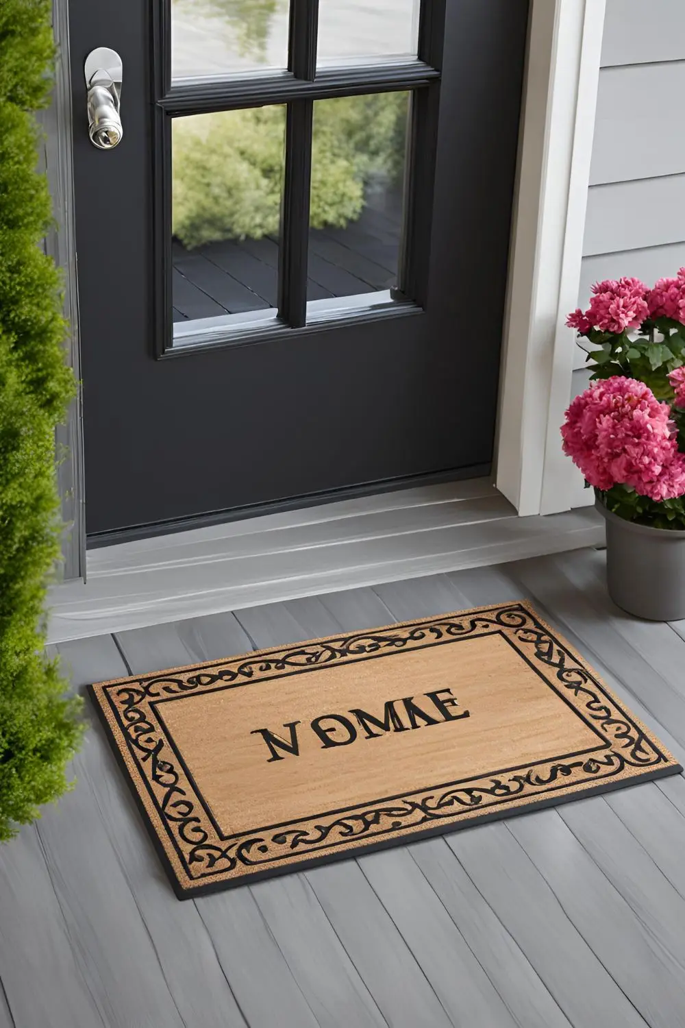Add a Personalized Doormat