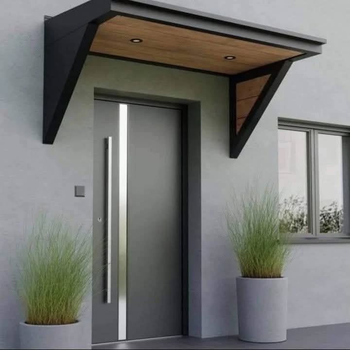 Canopy or Awning Home Entrance Designs