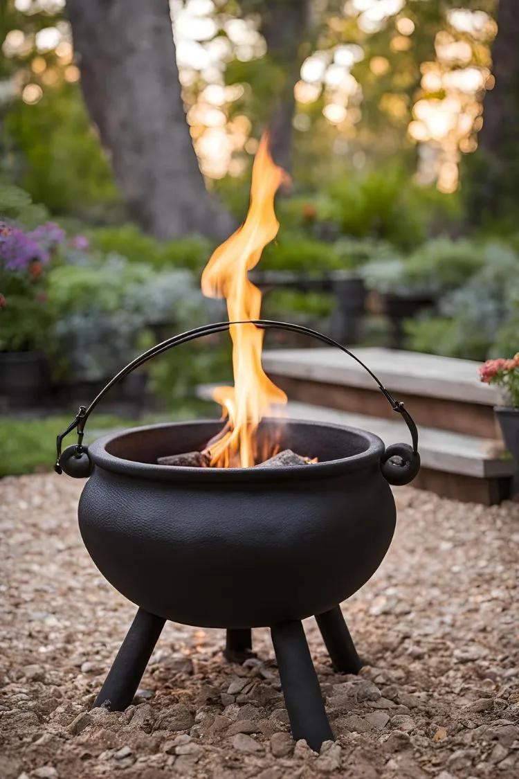 Compact Cast Iron Cauldron