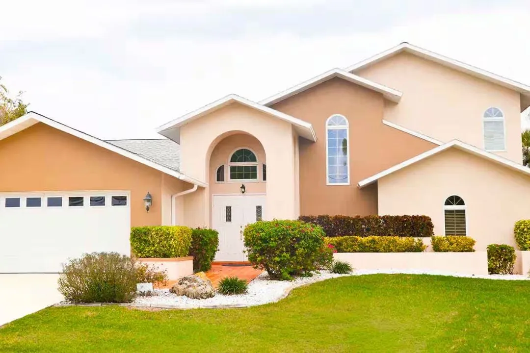 Crisp Sandy Beige for Exterior House Colors