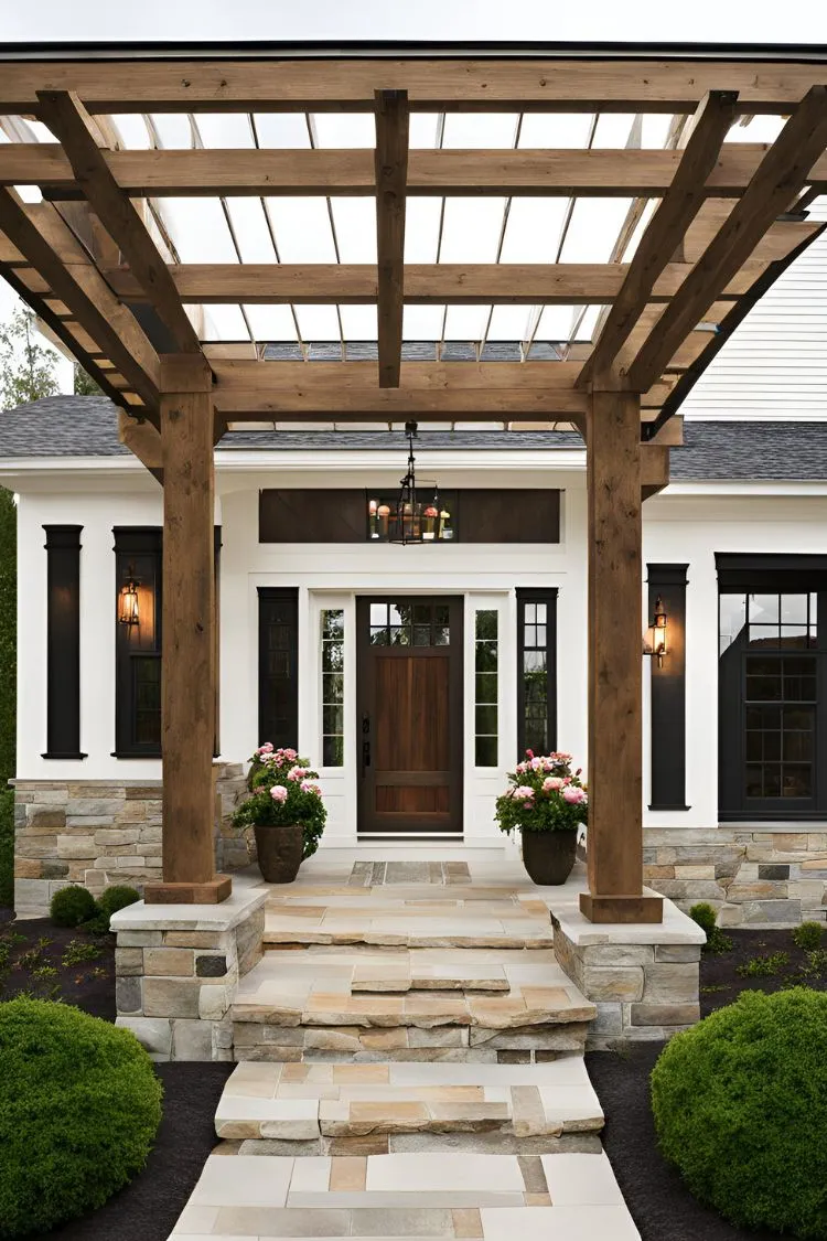Exterior Pergola Entrance