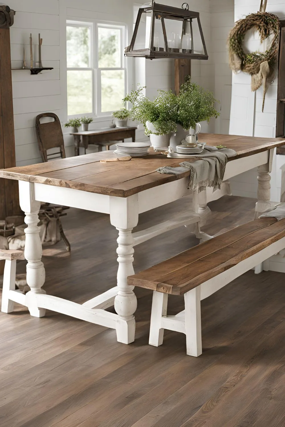 Farmhouse Table for Vintage Farmhouse