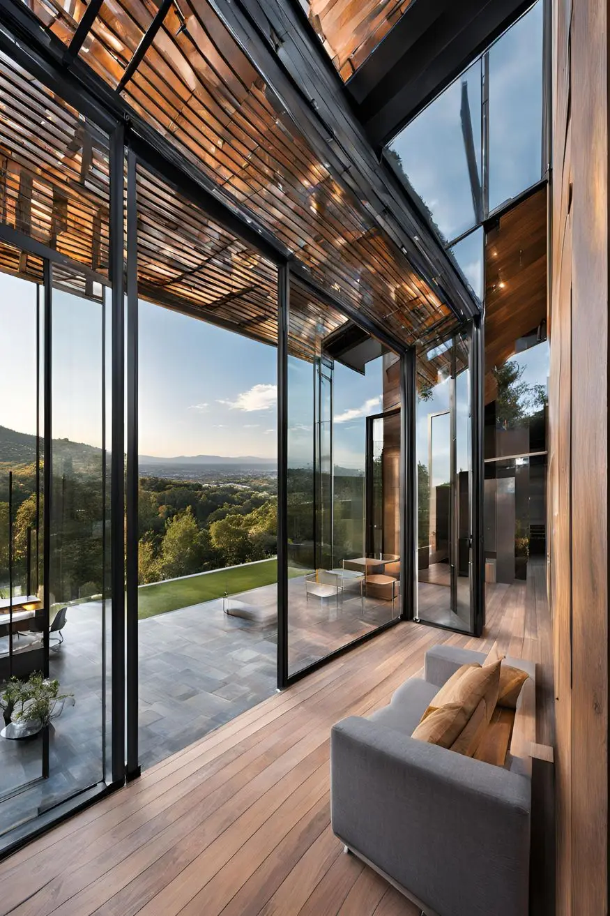 Glass and Steel Panoramic Design