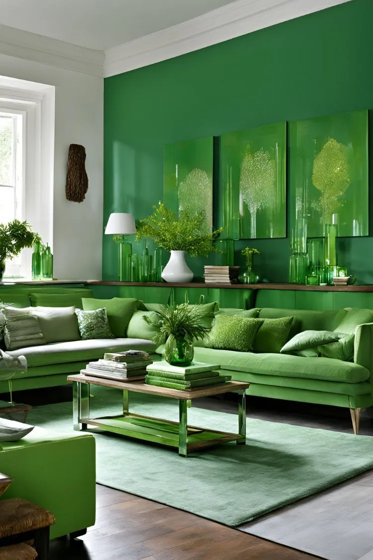 Green Glass Accessories