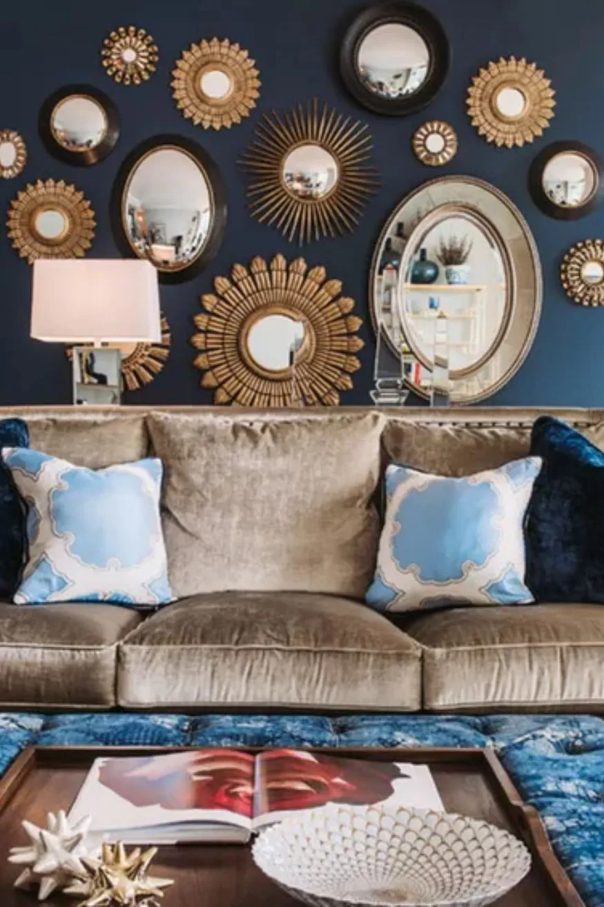 Hang Mirrors to Create Depth