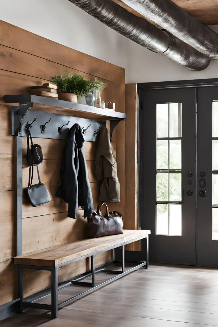 Industrial Metal and Wood Combo