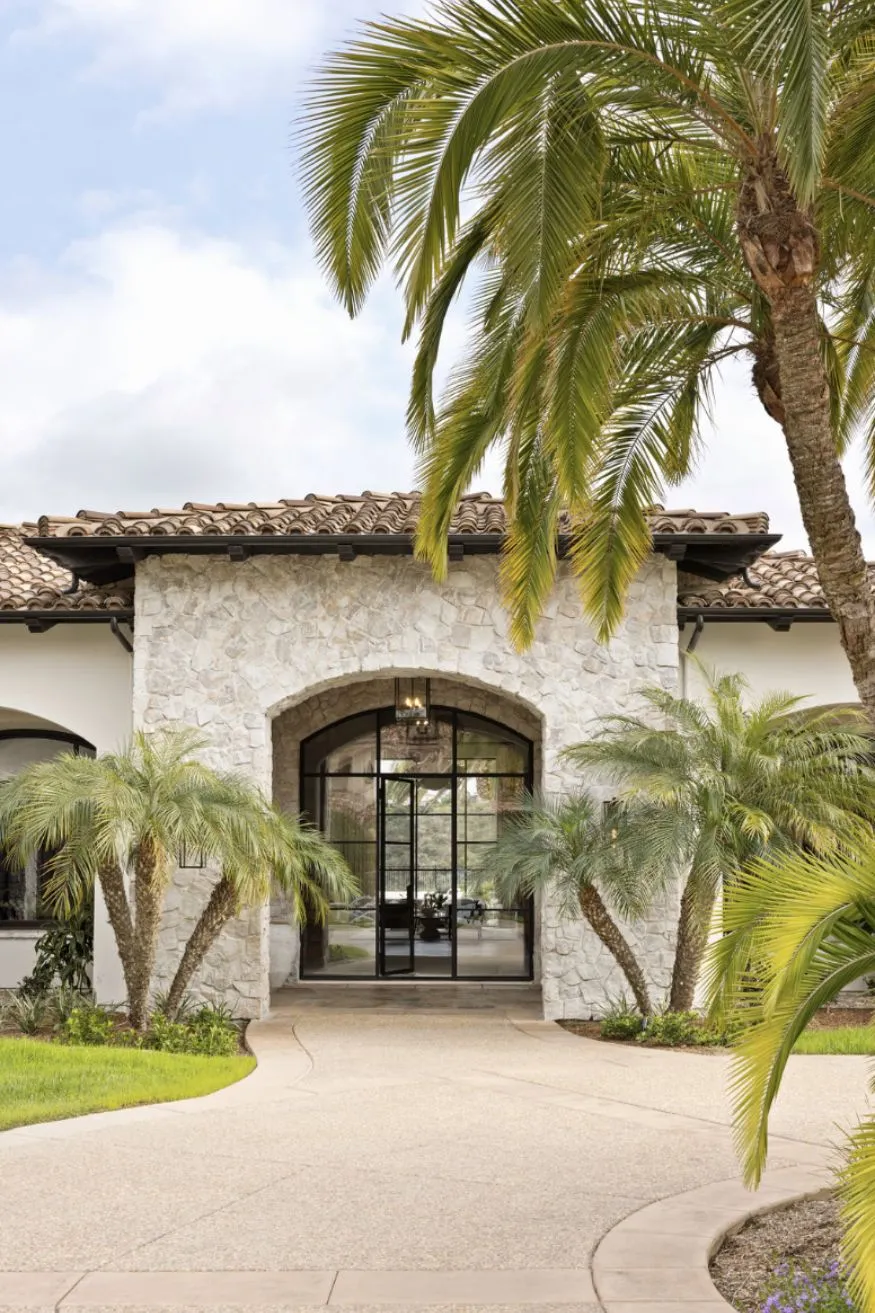Mediterranean Inspired Coastal Mansion