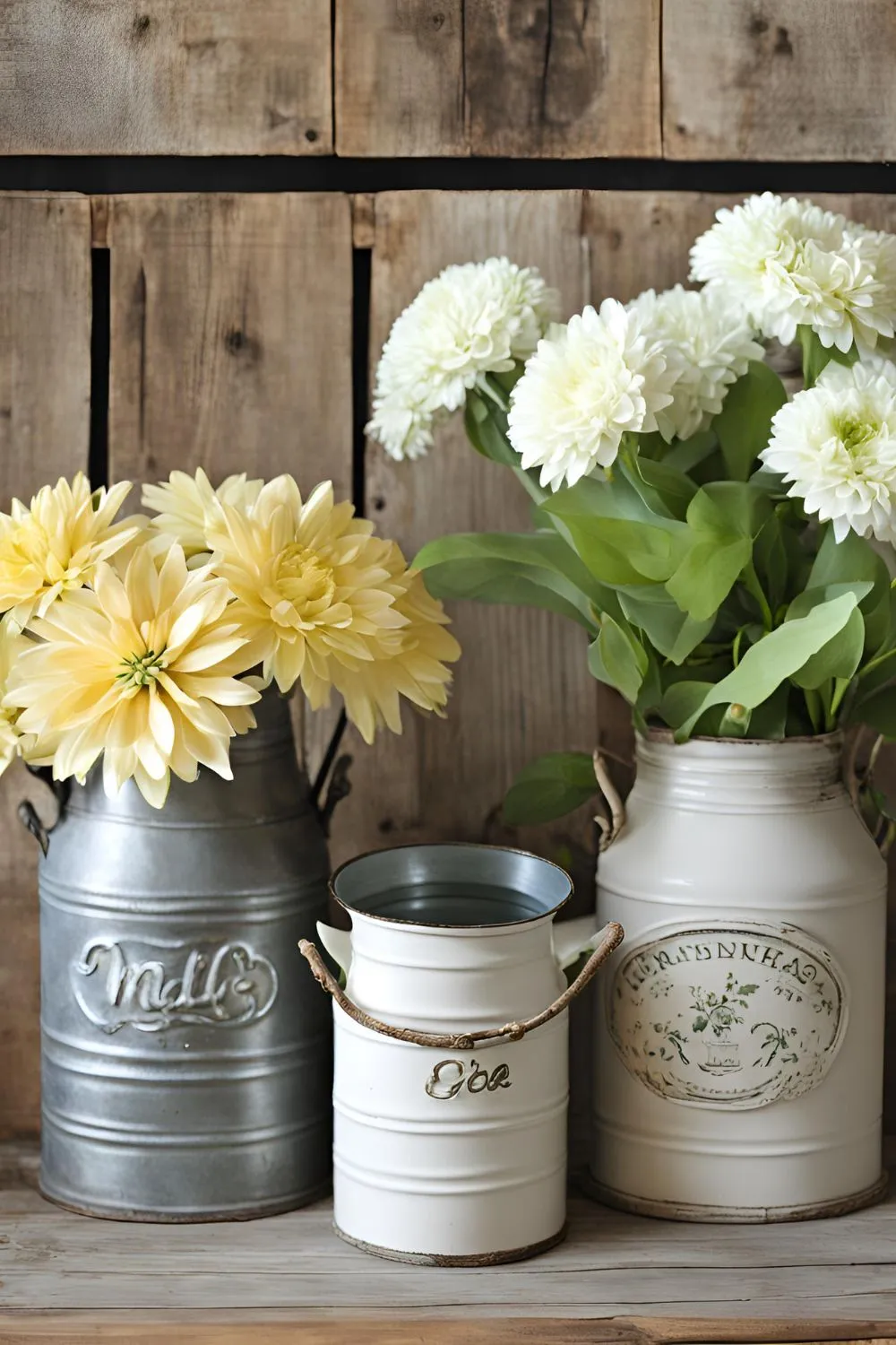 Milk Can Vases