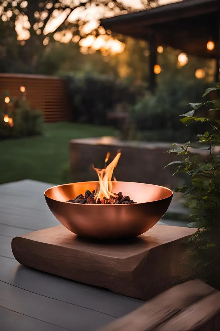 Minimalist Copper Bowl