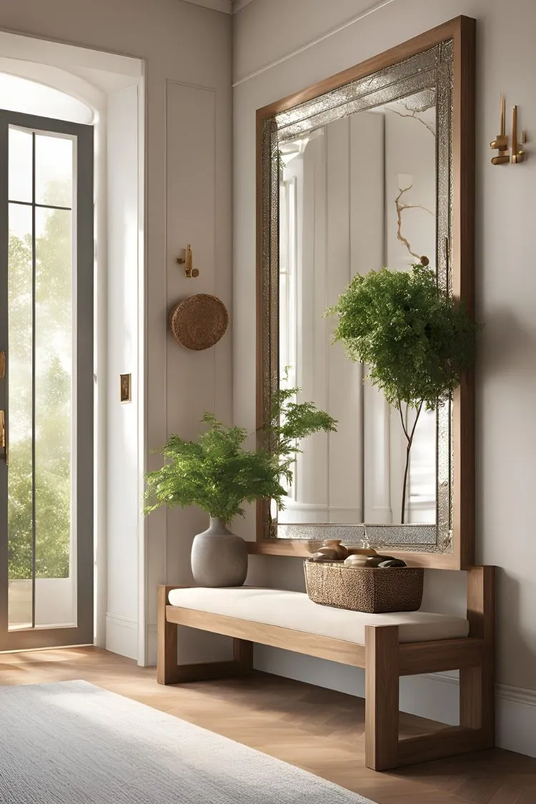 Mirror Integrated Bench