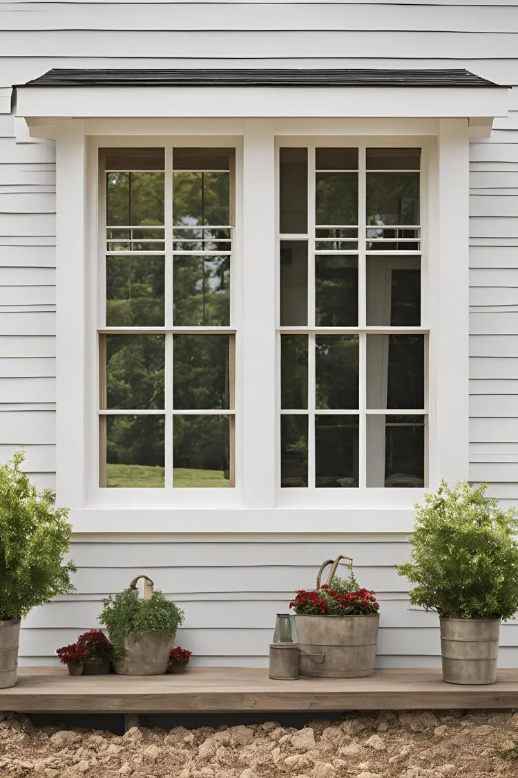 Oversized Farmhouse Windows