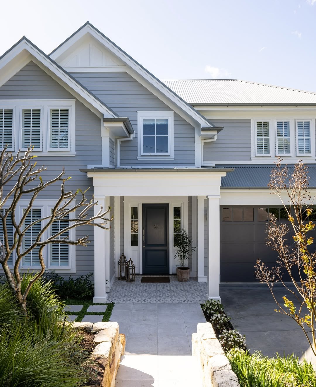 Pale Gray Exterior Paint