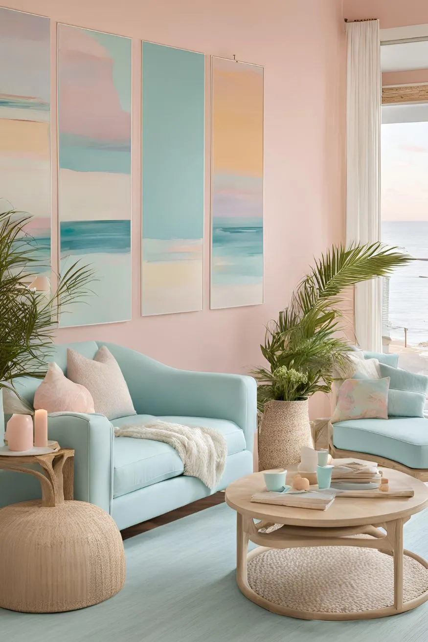 Pastel Coastal Color Palette