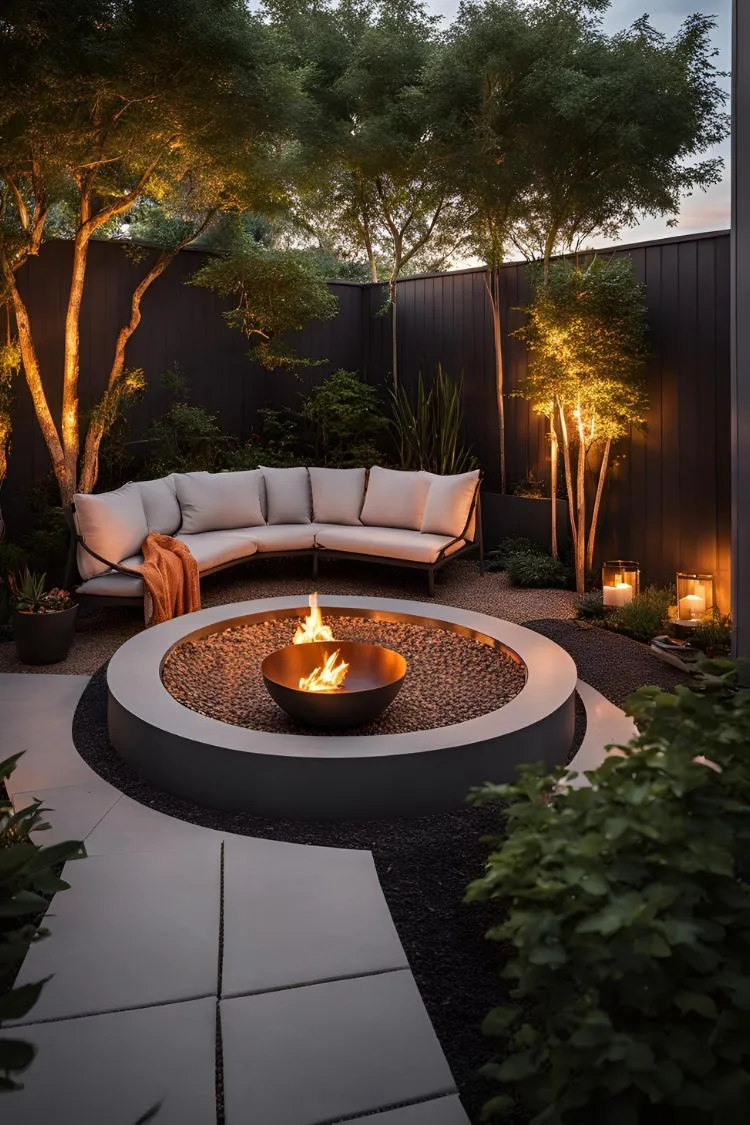 Portable Metal Bowl Fire Pit