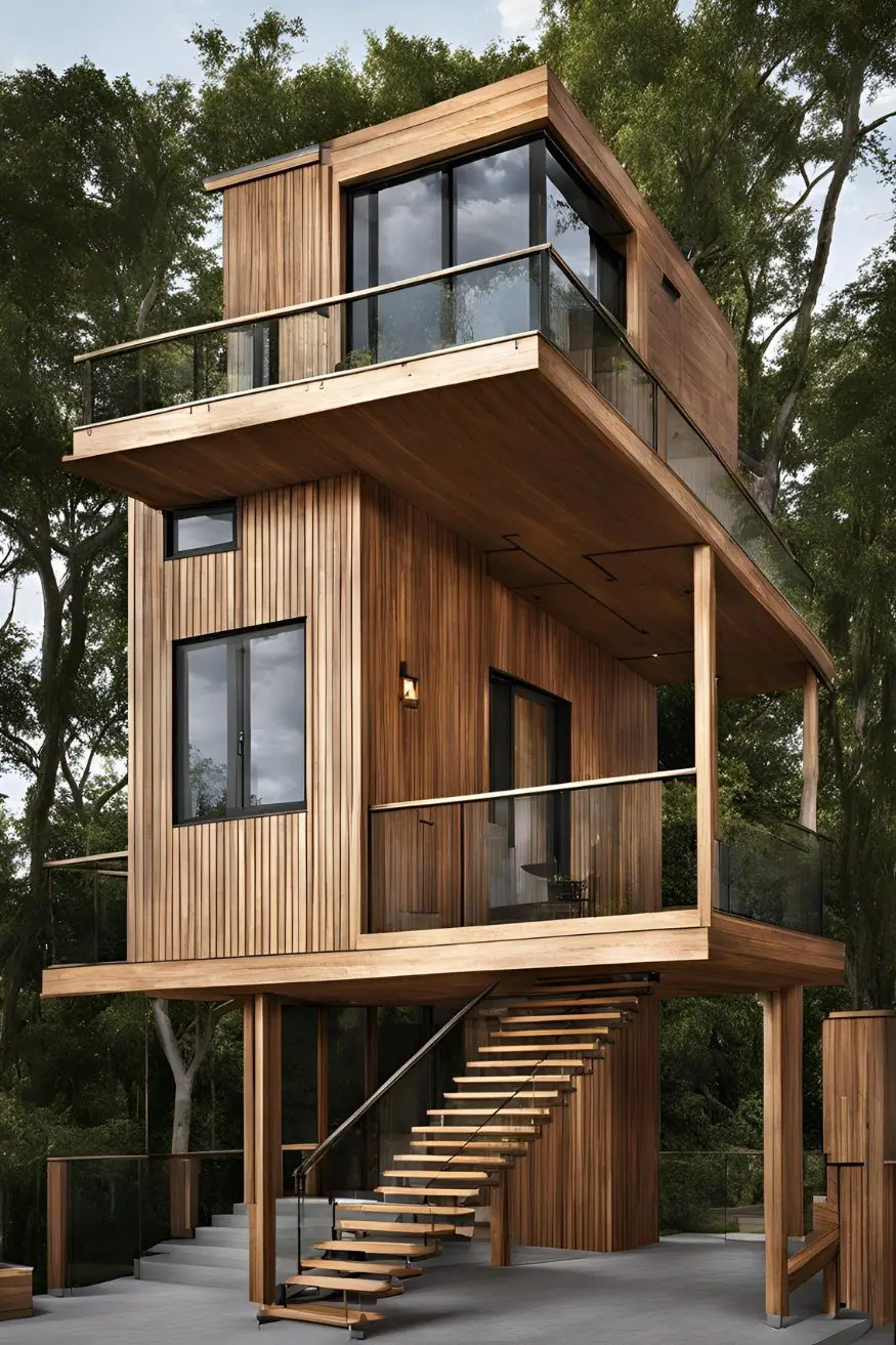 Raised Platform Design with Stilts