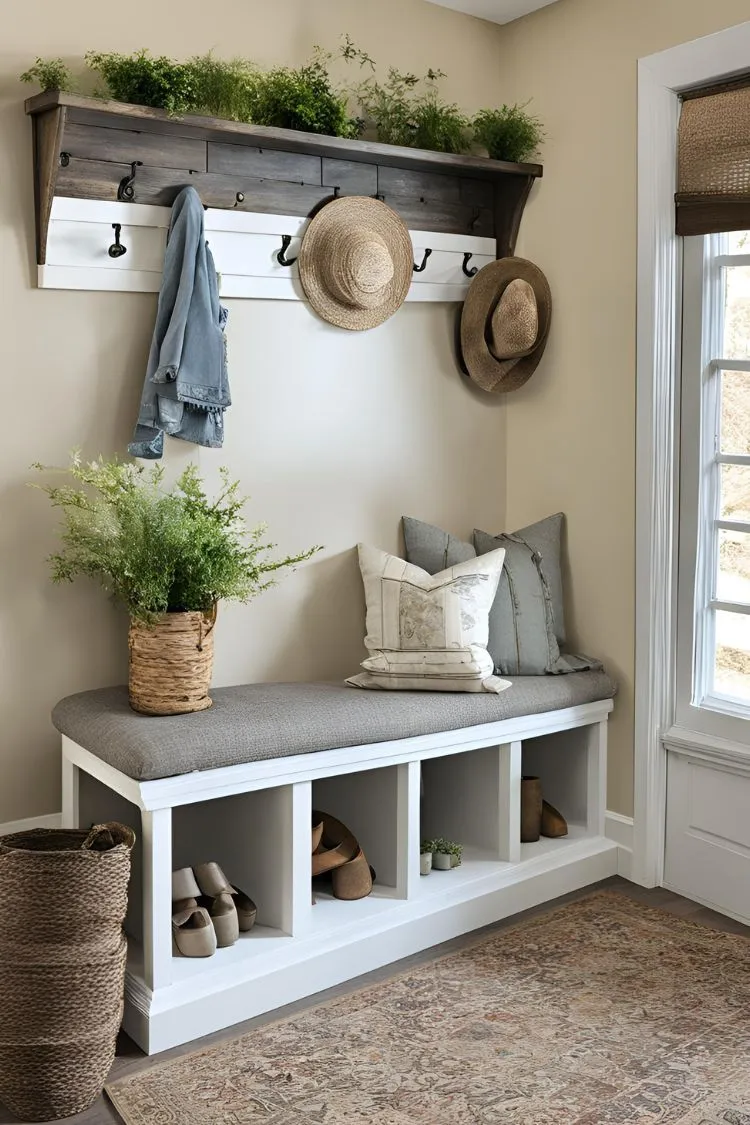 Rustic Farmhouse Charm Bench