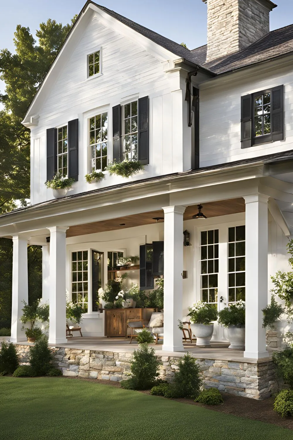 Shuttered Windows for Traditional Appeal