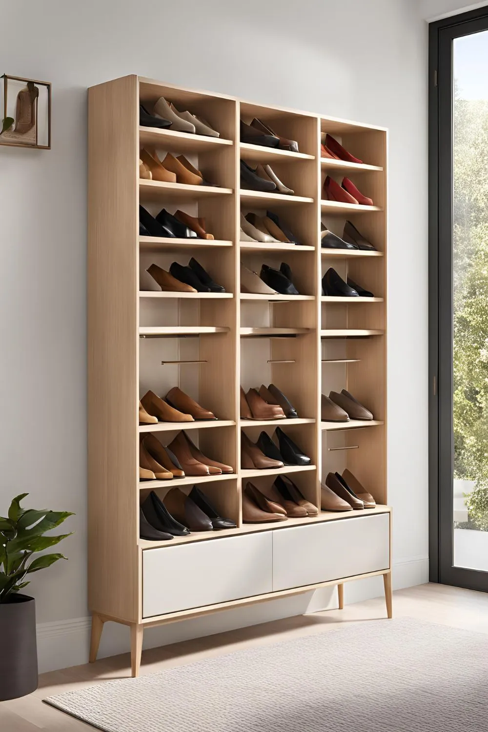 Sleek Shoe Storage