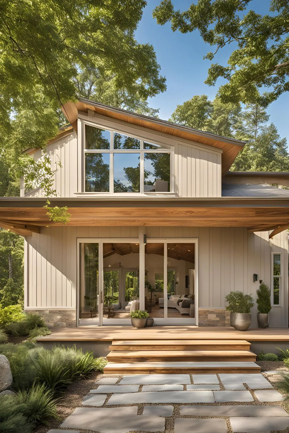 Soft Beige for Modern Farmhouse Exterior Colors