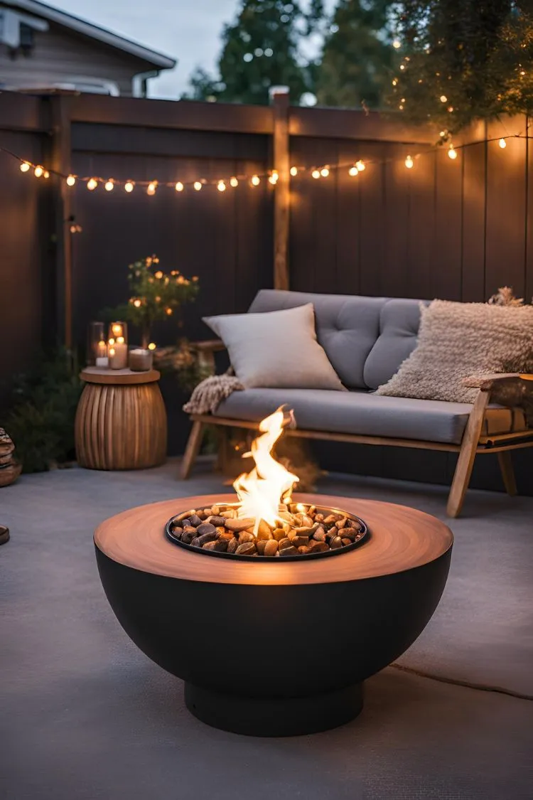 Tabletop Propane Fire Feature