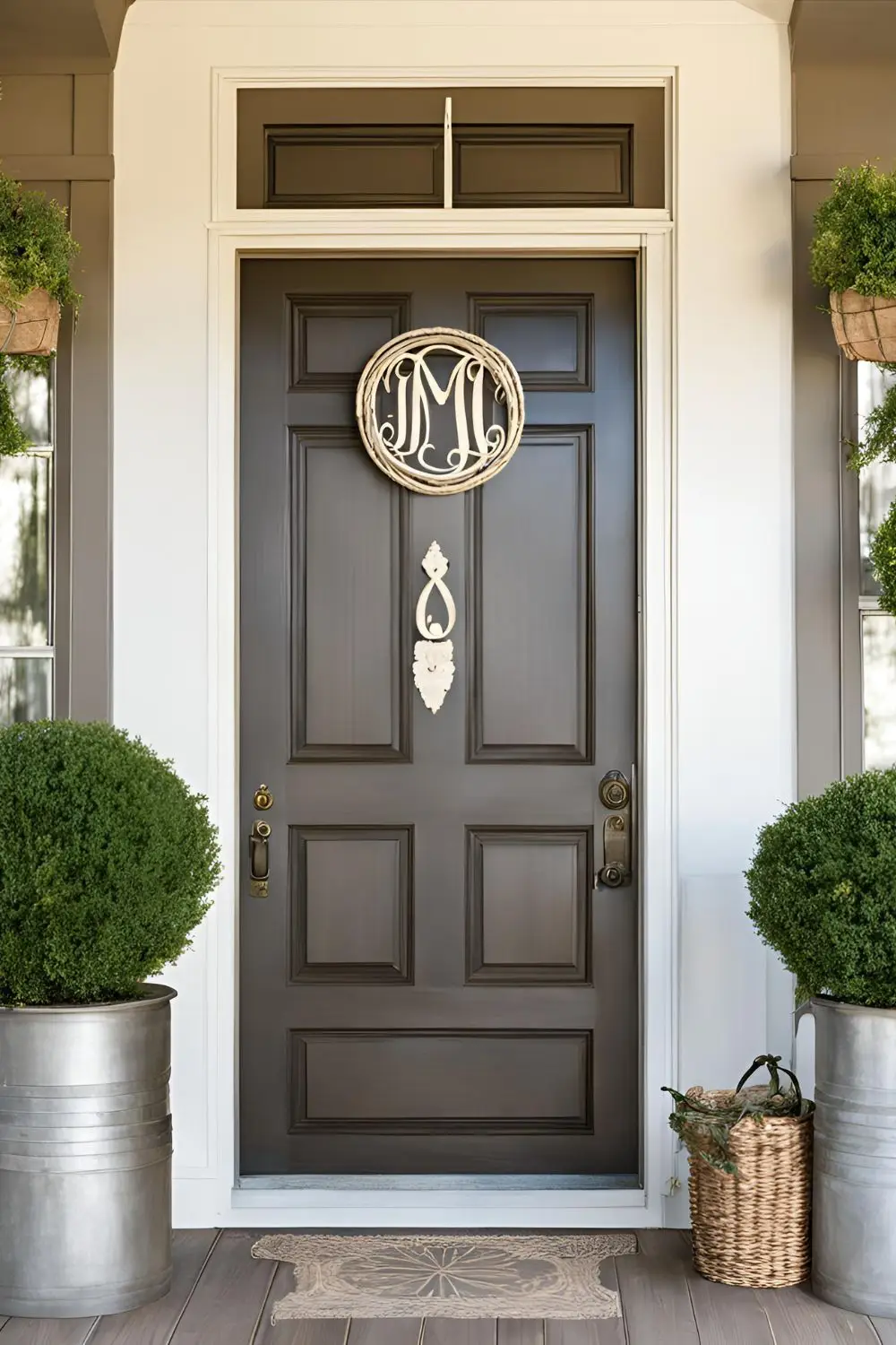 Use a Monogrammed Door Decal