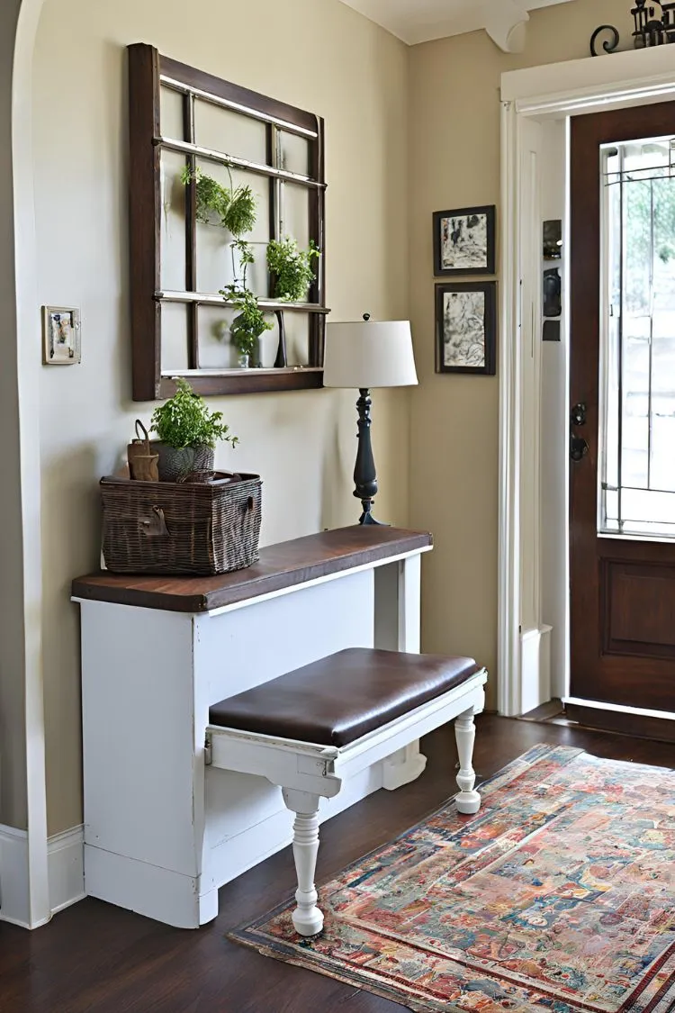 Vintage Piano Bench Reimagined