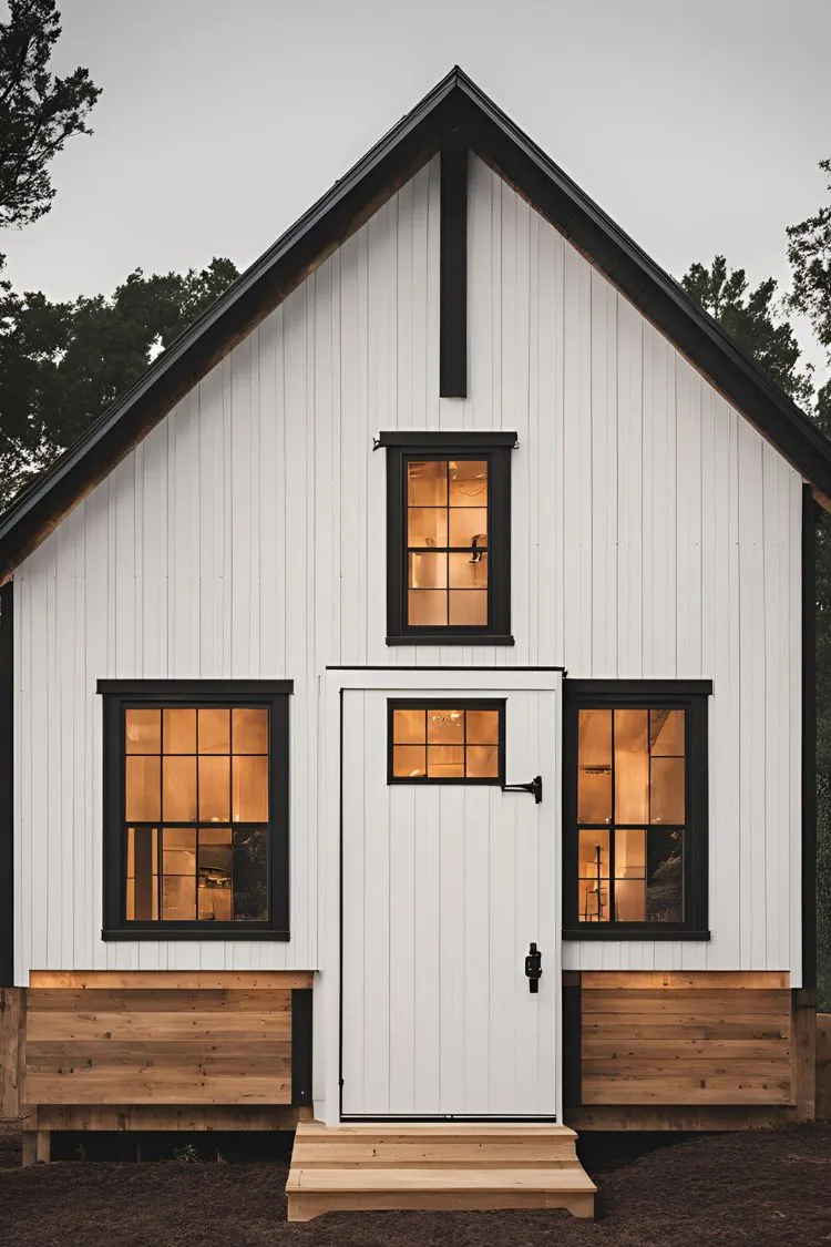 White Board and Batten Siding