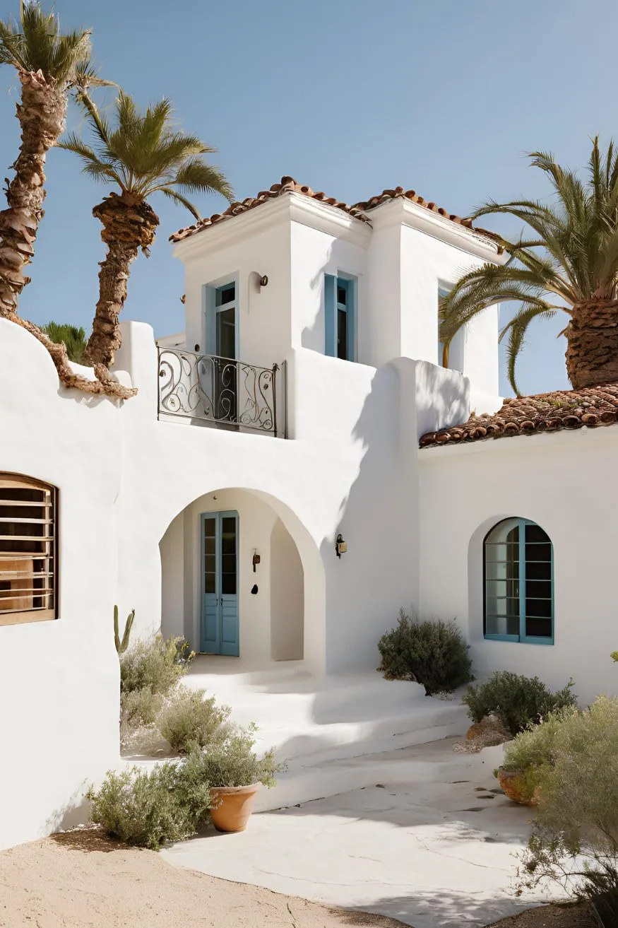 White Stucco Mediterranean