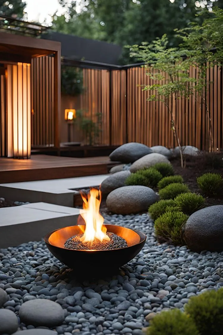 Zen Garden Fire Feature