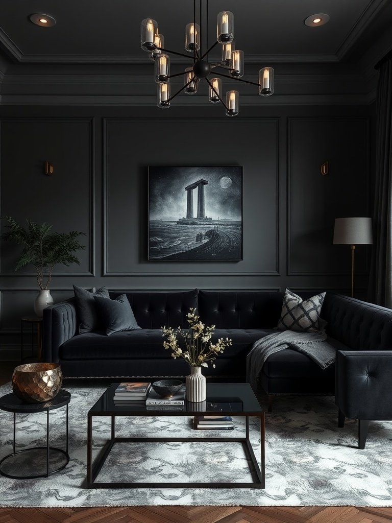 16 dark metal accents
