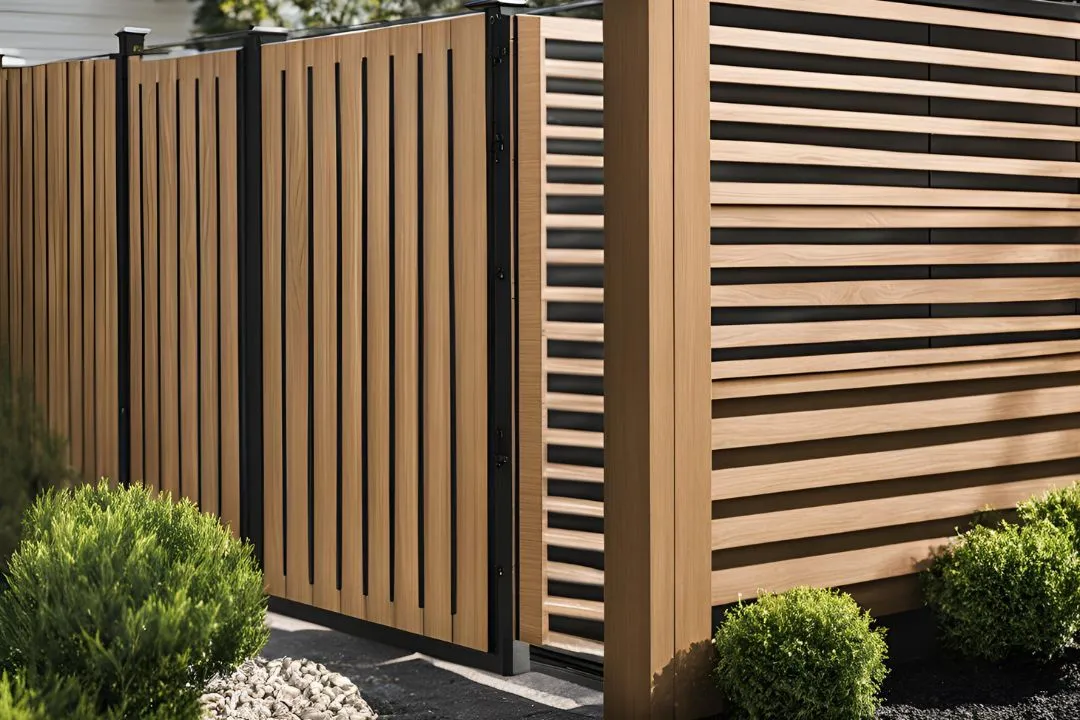Adjustable Louvered Privacy Panels