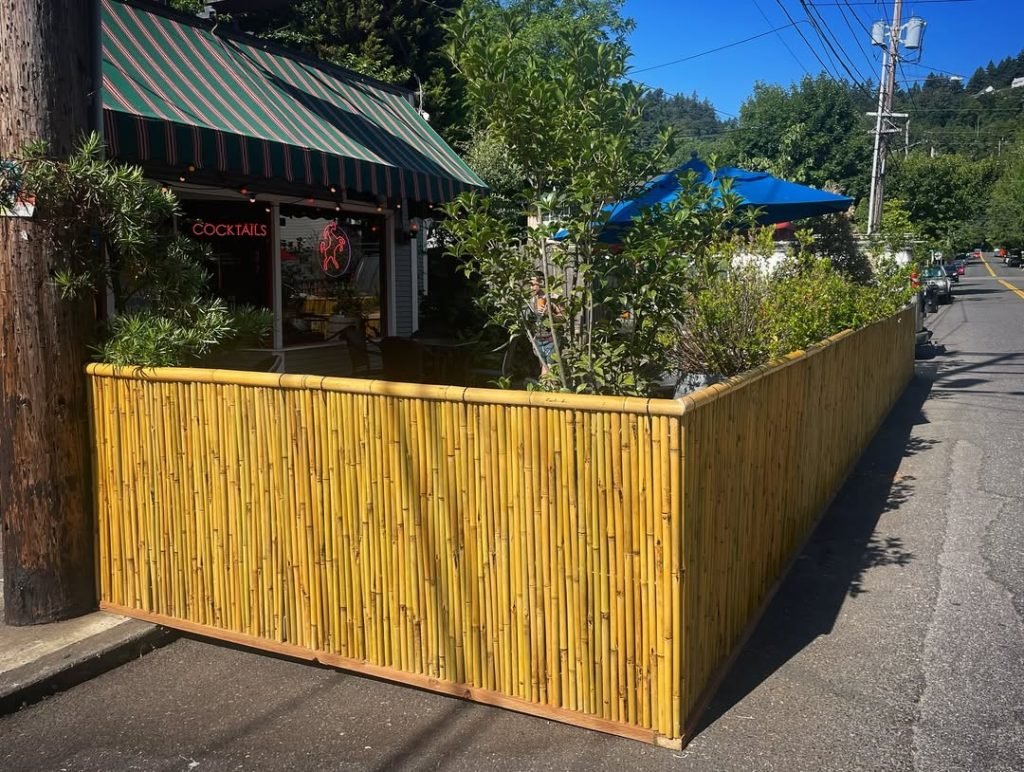 Bamboo Roll Fencing